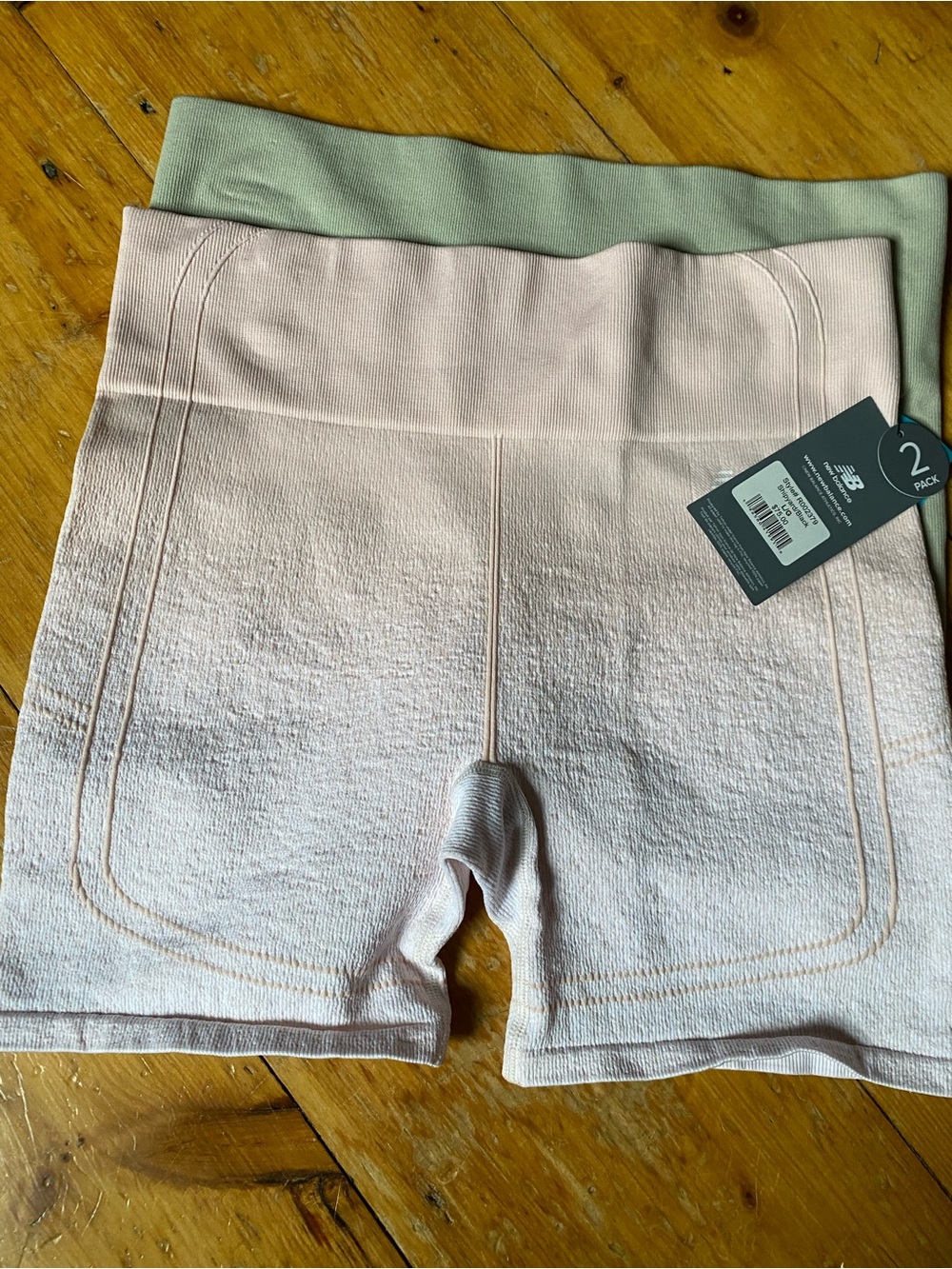 New Balance Bike Shorts - Pink&Light Brown priced $75 NWT size Large